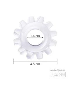 Love Toy Anneau Pénien Power Plus Transparent -Sextoys boutique anneau penien power plus transparent 3