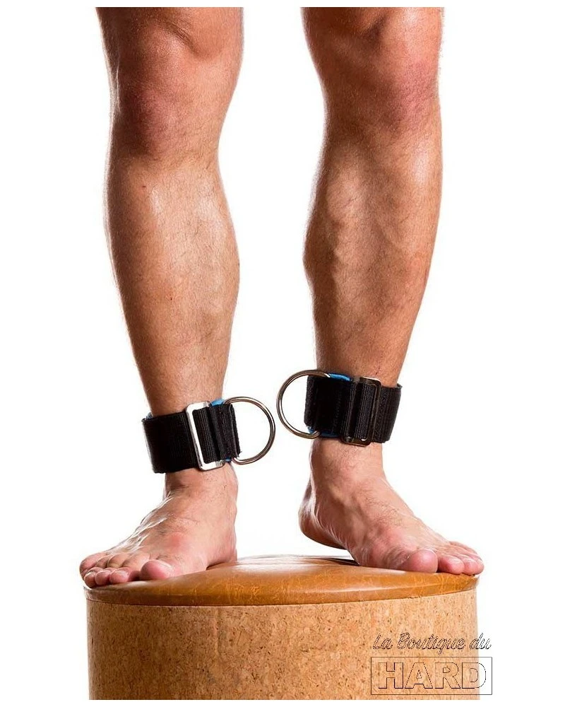 665 Attaches Néoprène Noir-Bleu 3 665 Attaches Néoprène Noir-Bleu – Image 3