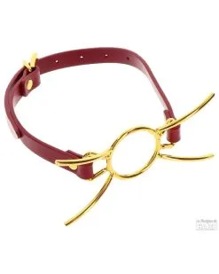 Bâillon Sder Taboom Rouge-Doré 7 Bâillon Sder Taboom Rouge-Doré -Sextoys boutique baillon sder taboom rouge dore 2