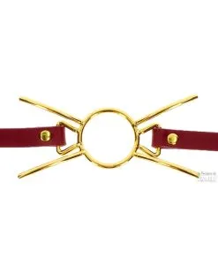 Bâillon Sder Taboom Rouge-Doré 8 Bâillon Sder Taboom Rouge-Doré -Sextoys boutique baillon sder taboom rouge dore 3