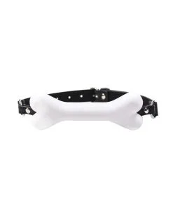 Kinky Puppy Baillon SM Os Blanc