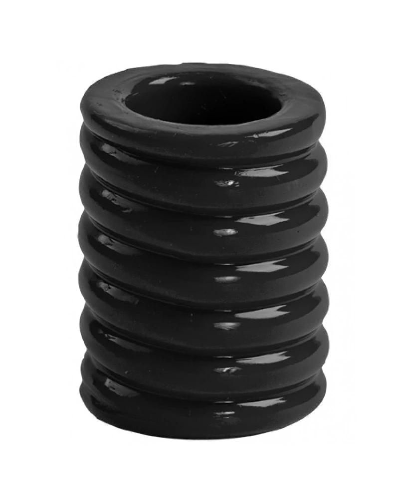 Titanmen Ballstretcher Cock Cage 50mm Noir 1 Titanmen Ballstretcher Cock Cage 50mm Noir