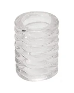 Titanmen Ballstretcher Cock Cage 50mm Transparent