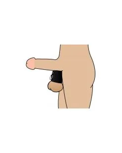 STRICT Ballstretcher Cock Strap Noir 8 STRICT Ballstretcher Cock Strap Noir -Sextoys boutique ballstretcher cock strap noir 2