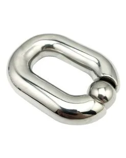 MenSteel Ballstretcher En Métal Oval Ball M 45 X 25mm - 425g -Sextoys boutique ballstretcher en metal oval ball m 45 x 25mm 425g 3