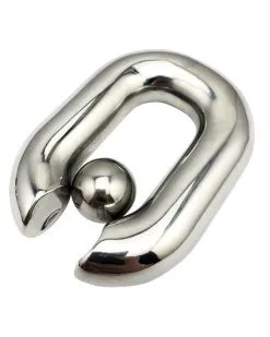 MenSteel Ballstretcher En Métal Oval Ball S 45 X 20mm - 190g -Sextoys boutique ballstretcher en metal oval ball s 45 x 20mm 190g 2