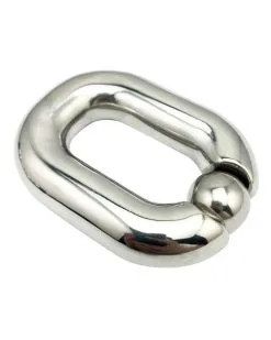 MenSteel Ballstretcher En Métal Oval Ball S 45 X 20mm - 190g -Sextoys boutique ballstretcher en metal oval ball s 45 x 20mm 190g 3