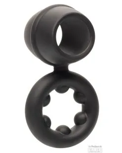 Alpha Ring Ballstretcher Silicone Magnum Alpha Noir