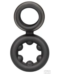 Alpha Ring Ballstretcher Silicone Magnum Alpha Noir -Sextoys boutique ballstretcher silicone magnum alpha noir 6