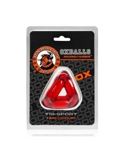 Oxballs Ballstretcher Tri-Sport Rouge -Sextoys boutique ballstretcher tri sport rouge 1