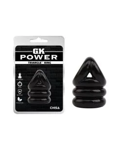 GK Power Ballstretcher Triangle Plus 6.5cm Noir 5 GK Power Ballstretcher Triangle Plus 6.5cm Noir -Sextoys boutique ballstretcher triangle plus 65cm noir 2