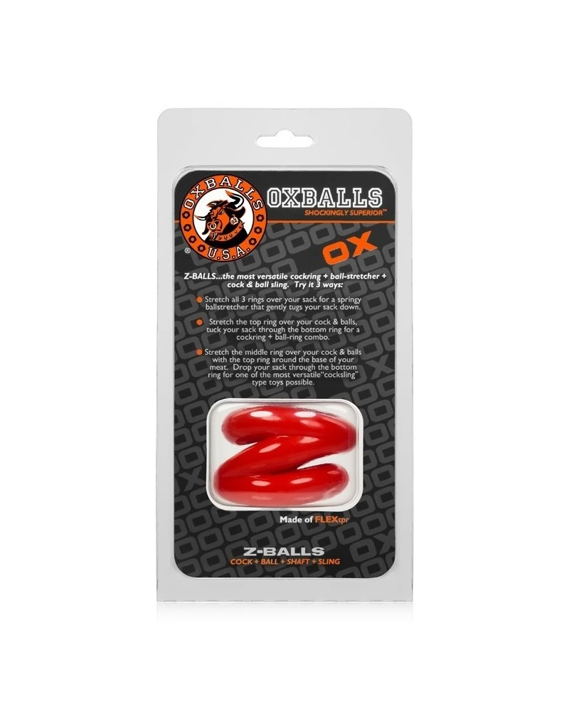 Oxballs Ballstretcher Z-Balls Rouge 2 Oxballs Ballstretcher Z-Balls Rouge – Image 2