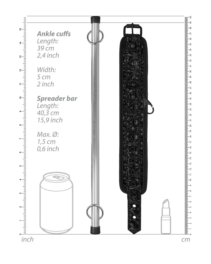 Ouch! Luxury Barre D'attache Pour Les Chevilles Luxury 40cm 5 Ouch! Luxury Barre D'attache Pour Les Chevilles Luxury 40cm – Image 5
