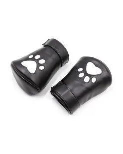 Kinky Puppy Bear PU Gloves