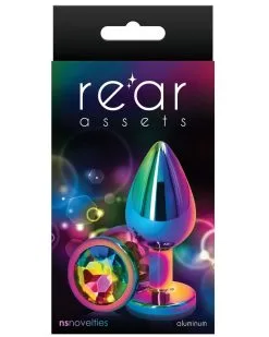 Rear Assets Bijou Anal Rear Rainbow M 7 X 3.5cm -Sextoys boutique bijou anal rear rainbow m 7 x 35cm 1