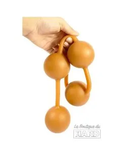 AnalMasterBalls Boules Anales En Silicone Ass Orange 50 X 5.5cm