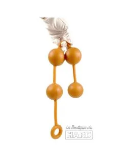 AnalMasterBalls Boules Anales En Silicone Ass Orange 50 X 5.5cm -Sextoys boutique boules anales en silicone ass orange 50 x 55cm 3