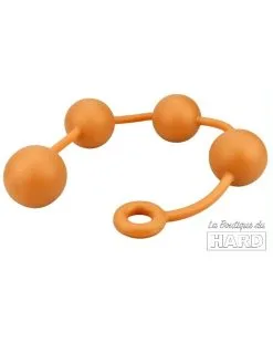 AnalMasterBalls Boules Anales En Silicone Ass Orange 50 X 5.5cm -Sextoys boutique boules anales en silicone ass orange 50 x 55cm 6