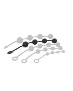 The Red Boules Anales En Silicone Noires 5cm