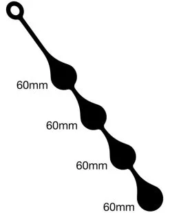 Anal Drops Boules Anales Silicone Drops XL 55 X 6 Cm -Sextoys boutique boules anales silicone drops xl 55 x 6 cm 2