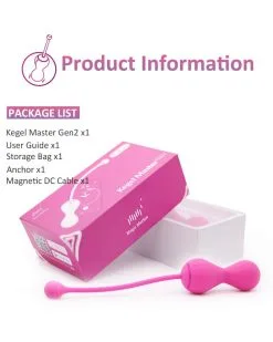 Magic Motion Boules De Geisha Connectées Kegel Master 8 X 3.4 Cm -Sextoys boutique boules de geisha connectees kegel master 8 x 34 cm 7