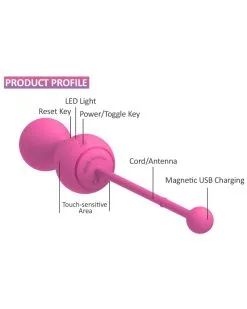 Magic Motion Boules De Geisha Connectées Kegel Master 8 X 3.4 Cm -Sextoys boutique boules de geisha connectees kegel master 8 x 34 cm 8