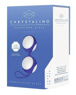 Chrystalino Boules De Geisha En Verre Ben Wa L 9 X 3.7cm -Sextoys boutique boules de geisha en verre ben wa l 9 x 37cm 3