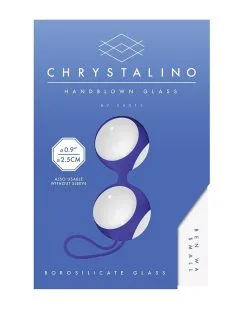 Chrystalino Boules De Geisha En Verre Ben Wa S 7 X 2.7cm -Sextoys boutique boules de geisha en verre ben wa s 7 x 27cm 2