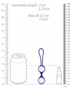 Chrystalino Boules De Geisha En Verre Ben Wa S 7 X 2.7cm -Sextoys boutique boules de geisha en verre ben wa s 7 x 27cm 5