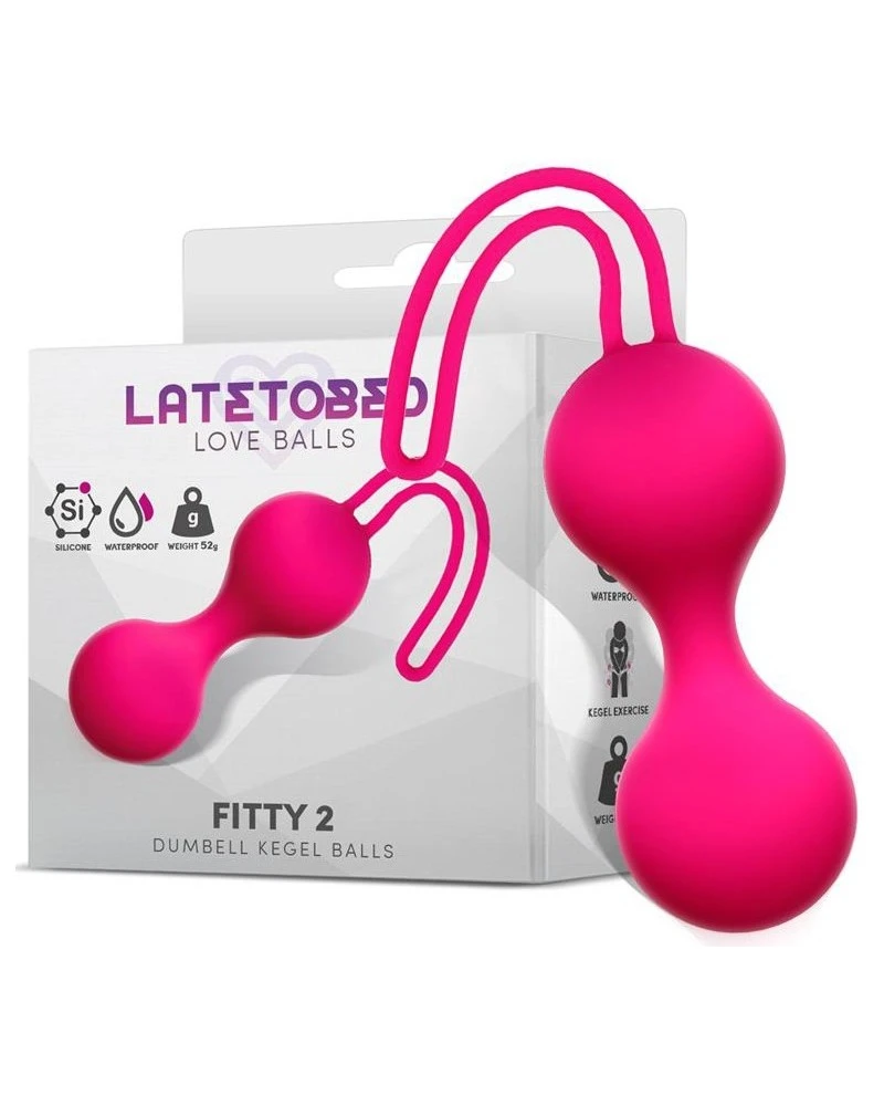 Latetobed Boules De Kegel Fitty 2 Rose 3cm - Poids 52gr 3 Latetobed Boules De Kegel Fitty 2 Rose 3cm - Poids 52gr – Image 3