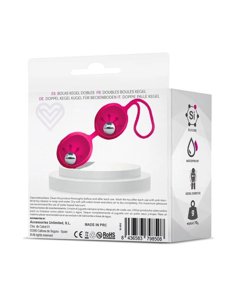 Latetobed Boules Geisha 9 X 3.5cm - Poids 70gr Rose 4 Latetobed Boules Geisha 9 X 3.5cm - Poids 70gr Rose – Image 4