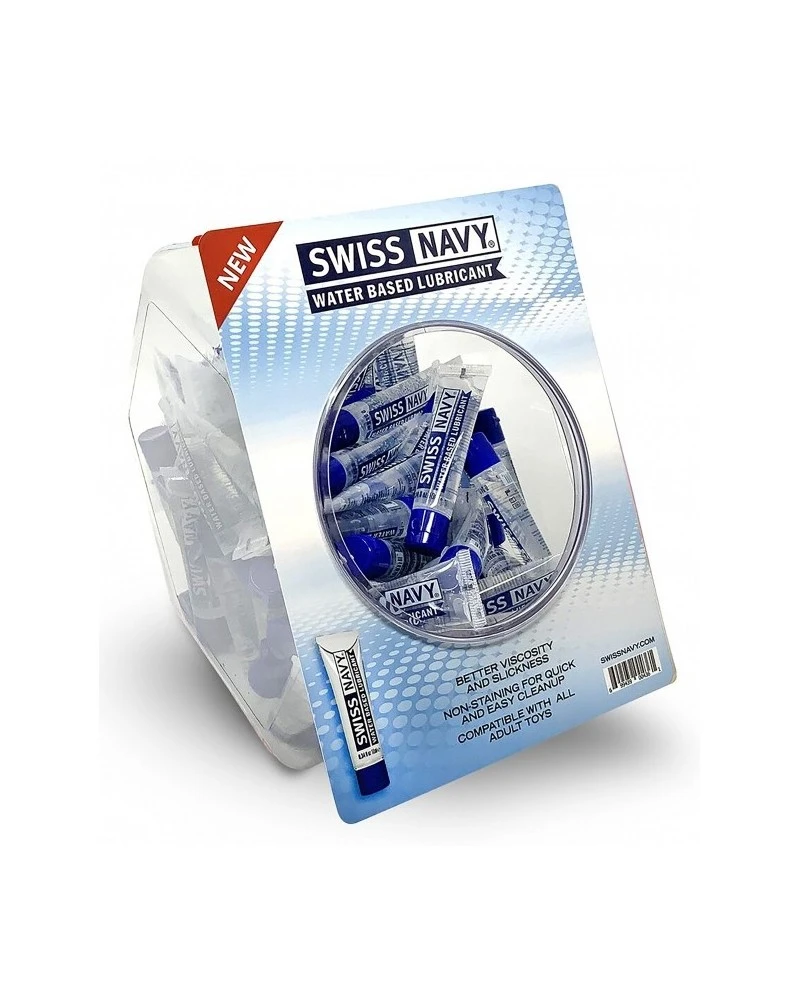Bowl à Dosettes De Lubrifiant Swiss Navy 10ml X 50 1 Bowl à Dosettes De Lubrifiant Swiss Navy 10ml X 50