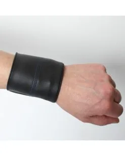 BRACELET PORTE FEUILLE NOIR/BLEU COCKPIK Taille S -Sextoys boutique bracelet porte feuille noir bleu cockpik 2