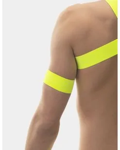 Barcode Berlin Brassards Leonsh Jaune Neon Taille S -Sextoys boutique brassards leonsh jaune neon 4
