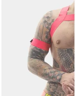 Barcode Berlin Brassards Leonsh Rose Neon Taille M -Sextoys boutique brassards leonsh rose neon 3