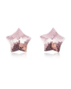Generique Cache-Tétons à Paillettes Star Rose X2