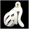 Cocklock Cage De Chasteté Biglea 6.5 X 3.6cm Blanc