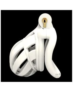Cocklock Cage De Chasteté Biglea 6.5 X 3.6cm Blanc