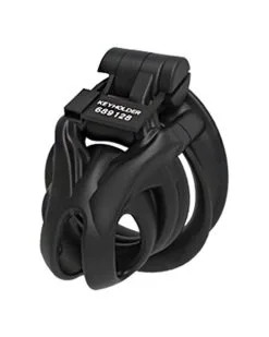 FUKR Cage De Chasteté Cob Lock 6 X 2.8cm Noire