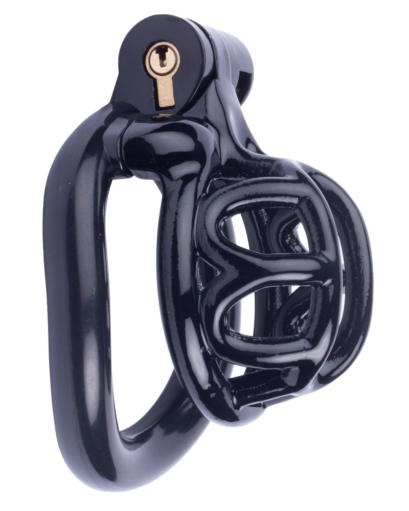 Cocklock Cage De Chasteté Courte Lyfy 4 X 3.3cm Noire 1 Cocklock Cage De Chasteté Courte Lyfy 4 X 3.3cm Noire