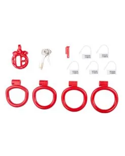Cocklock Cage De Chasteté Courte Lyfy 4 X 3.3cm Rouge 4 Cocklock Cage De Chasteté Courte Lyfy 4 X 3.3cm Rouge -Sextoys boutique cage de chastete courte lyfy 4 x 33cm rouge 1