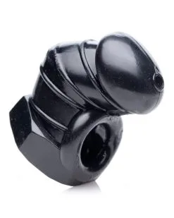 Master Series Cage De Chasteté Detained 7cm Noire