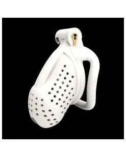 Cocklock Cage De Chasteté Dottia 8.5 X 3.5cm Blanc