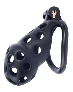 Cocklock Cage De Chasteté Dotty L 9.5 X 3.9cm Noire