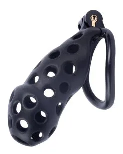 Cocklock Cage De Chasteté Dotty XXL 11 X 4cm Noire