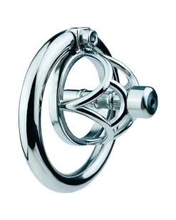 Cocklock Cage De Chastete En Metal Avec Plug D'uretre Hexy 3 X 3.3cm Taille 50 Mm -Sextoys boutique cage de chastete en metal avec plug d uretre hexy 3 x 33cm 2