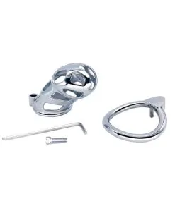 FUKR Cage De Chastete En Metal Cobra Steel 10 X 3.7cm Taille 45 Mm -Sextoys boutique cage de chastete en metal cobra steel 10 x 37cm 15