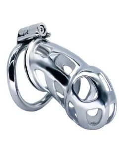 FUKR Cage De Chastete En Metal Cobra Steel 10 X 3.7cm Taille 45 Mm