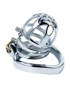 Cocklock Cage De Chastete En Metal Doble Pik 6.5 X 3.5cm Taille 40 Mm