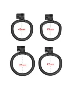 Cocklock Cage De Chasteté Flat Zone 2.5cm Noire 6 Cocklock Cage De Chasteté Flat Zone 2.5cm Noire -Sextoys boutique cage de chastete flat zone 25cm noire 2